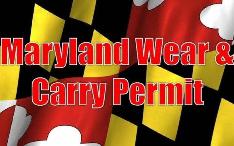 Maryland  Handgun Wear & Carry class